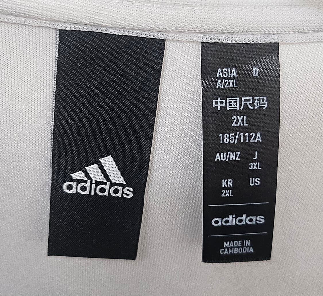 (110~115)2XL☆초대장급☆아디다스 에센셜 3st [흰검]트랙탑져지 상품이미지2