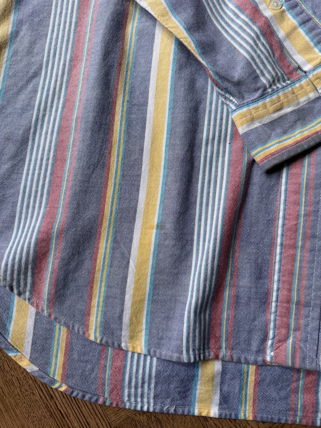 [L]90s 폴로 랄프로렌 Big Shirt 컬러 스트라이프 옥스포드셔츠 상품이미지6