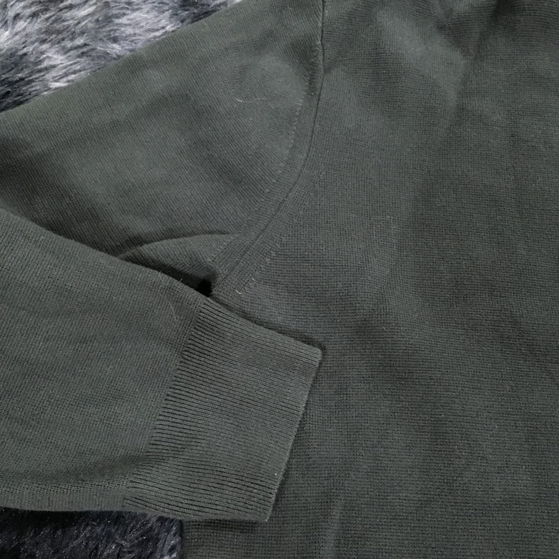 투티/A9 COS RELAXED PK 긴팔 카라 딥카키 헨리넥 미니멀 상품이미지6