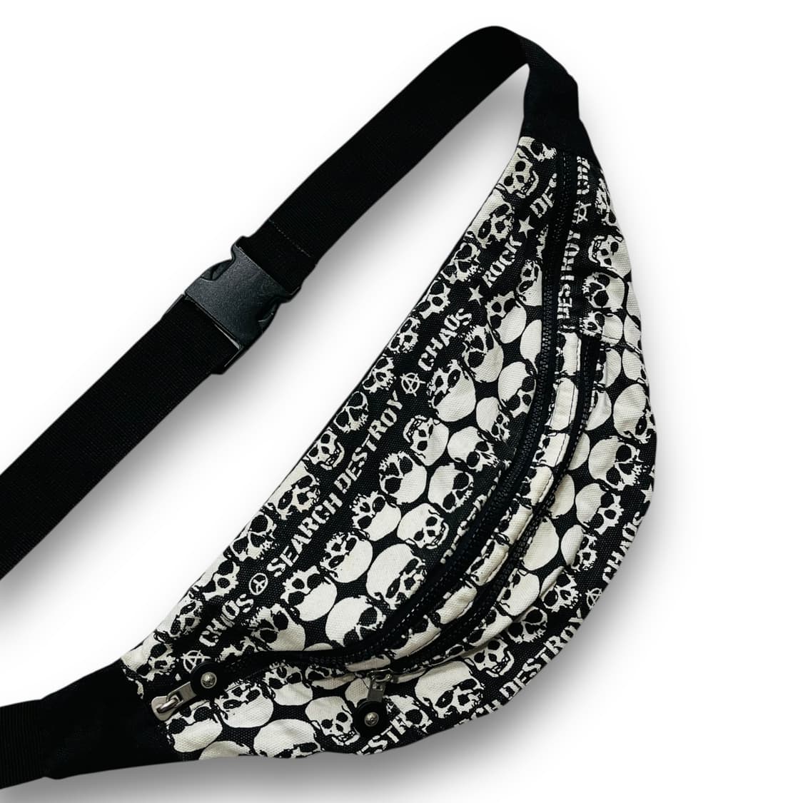 SEARCH DESTROY CHAOS Punk hip pack 상품이미지3