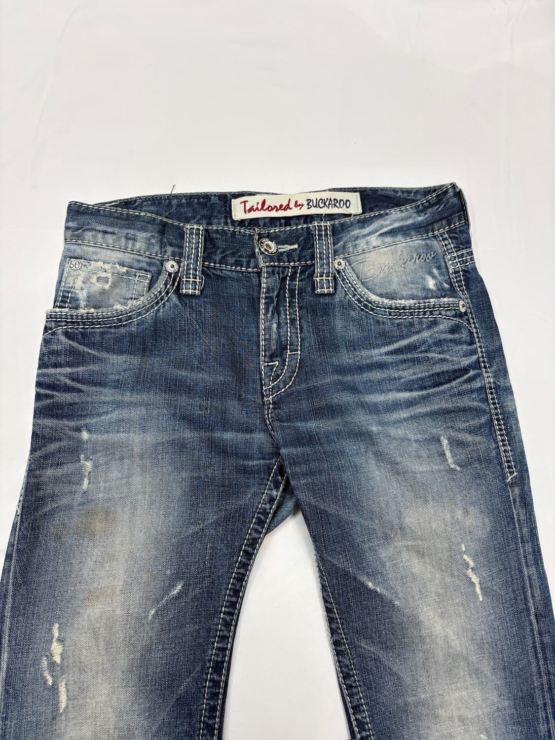 Buckaroo 버커루 디스트로이드 빈티디 워싱 데님 청바지 상품이미지2