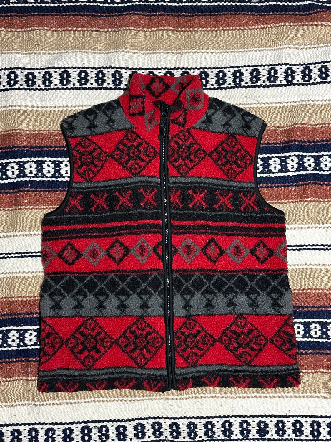 [빈티지] •North West Blue Fleece Vest 상품이미지1
