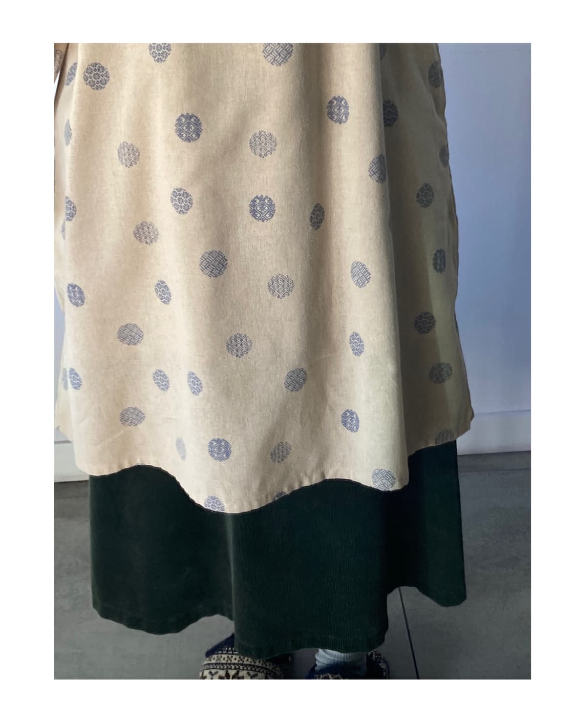 일본빈티지) 오리엔탈 도트 원피스 상품이미지4