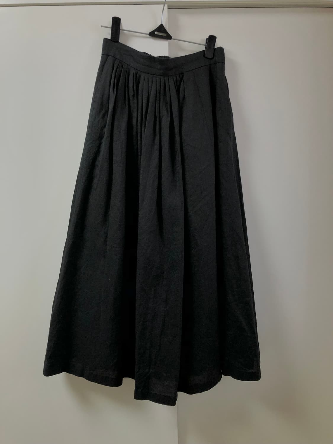 유노이아 mone 스커트 (린넨•블랙•s) 상품이미지9