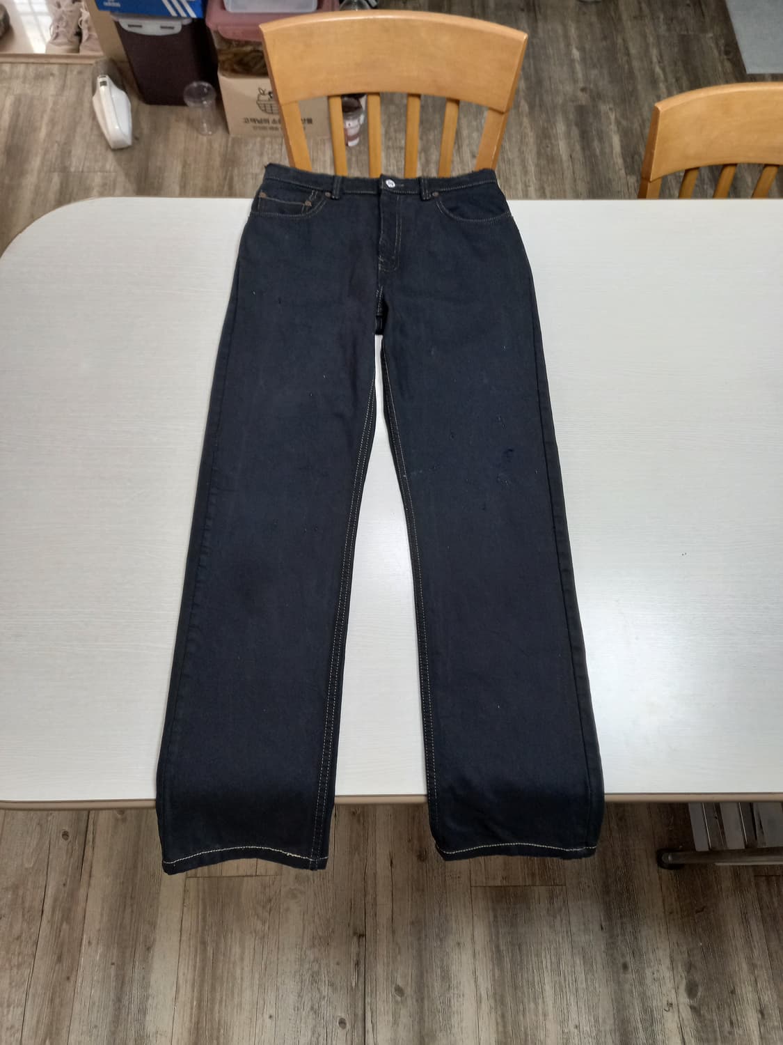 28-29  90's 리바이스550 USA 일자진 블랙 29-582 상품이미지1