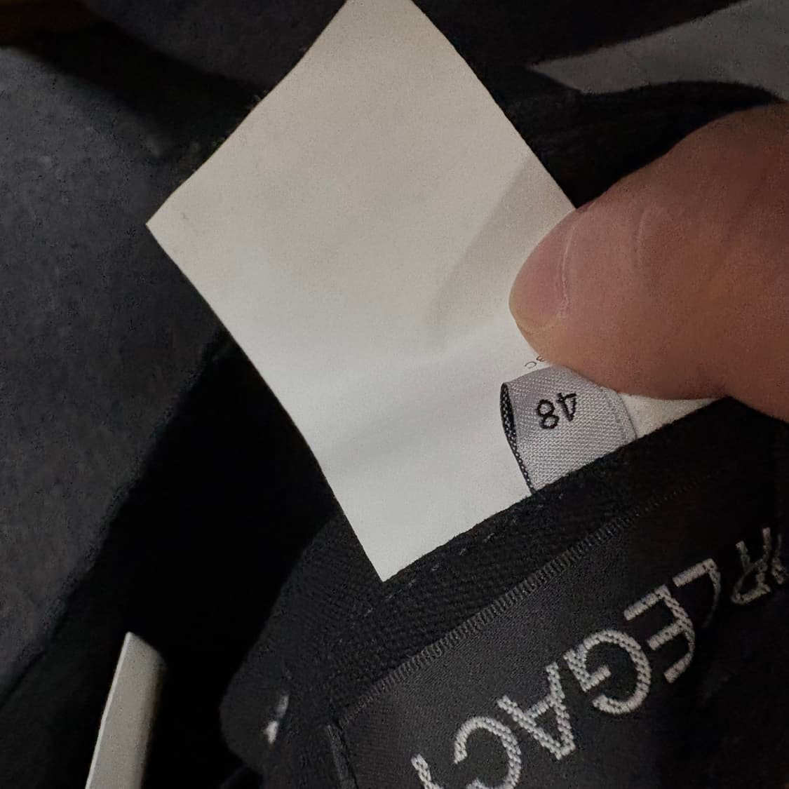 아워레가시 아카이브 흑청 데님 카고 데드스탁 청바지 48 상품이미지5