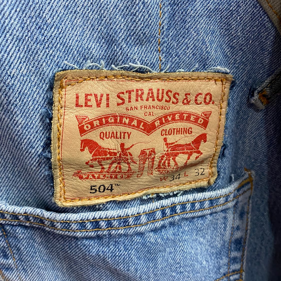 리바이스 리메이크 데님 자켓 B3094 상품이미지4