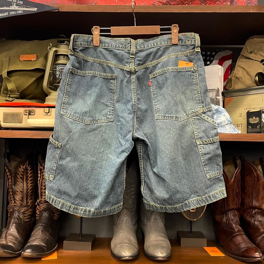 Levis 리바이스 데님 페인터 포켓 워크 카펜터 반바지 데님 쇼츠 팬츠 상품이미지2