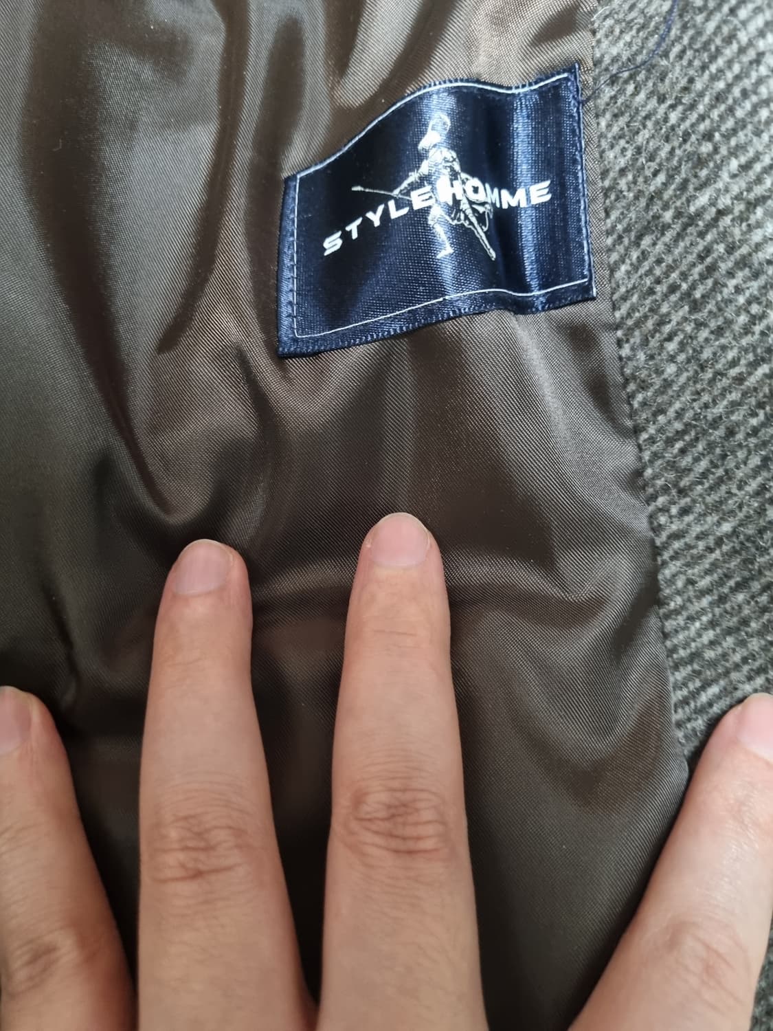 스타일옴므 코트 52사이즈 브라운 상품이미지2