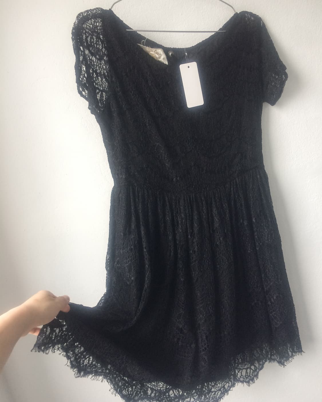 Back lace up point lace onepiece 상품이미지4