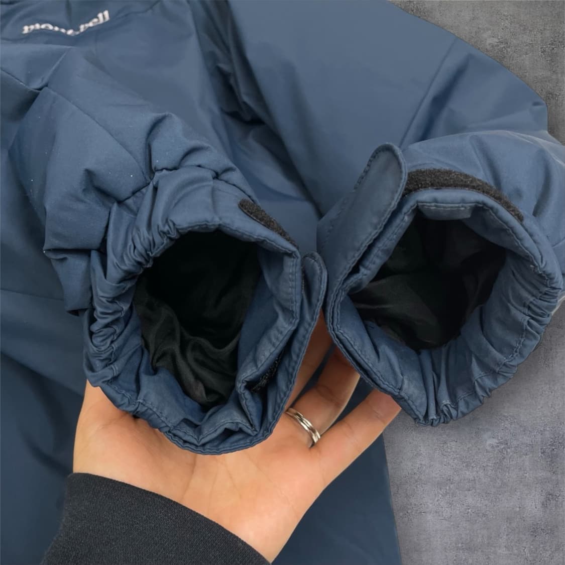 몽벨 Mont-bell 진블루 3D 후드 패딩 105 상품이미지6