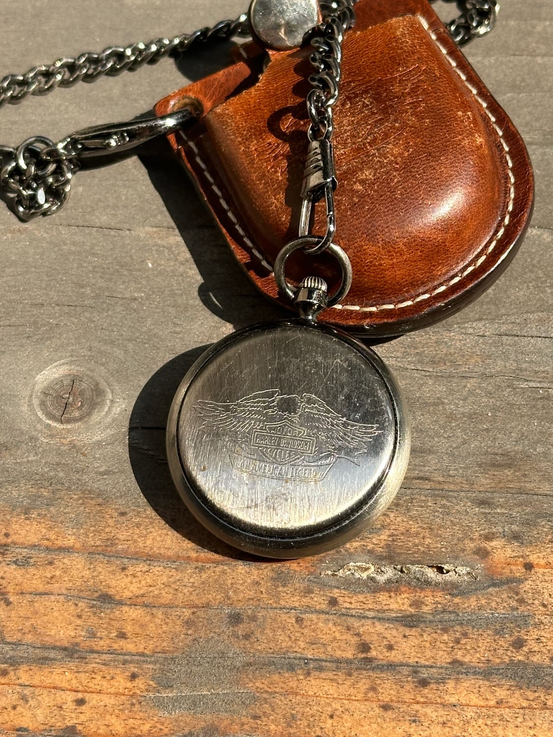 Harley-Davidson 빈티지 포켓워치 키링 체인💥⏱️⛓️ 상품이미지2