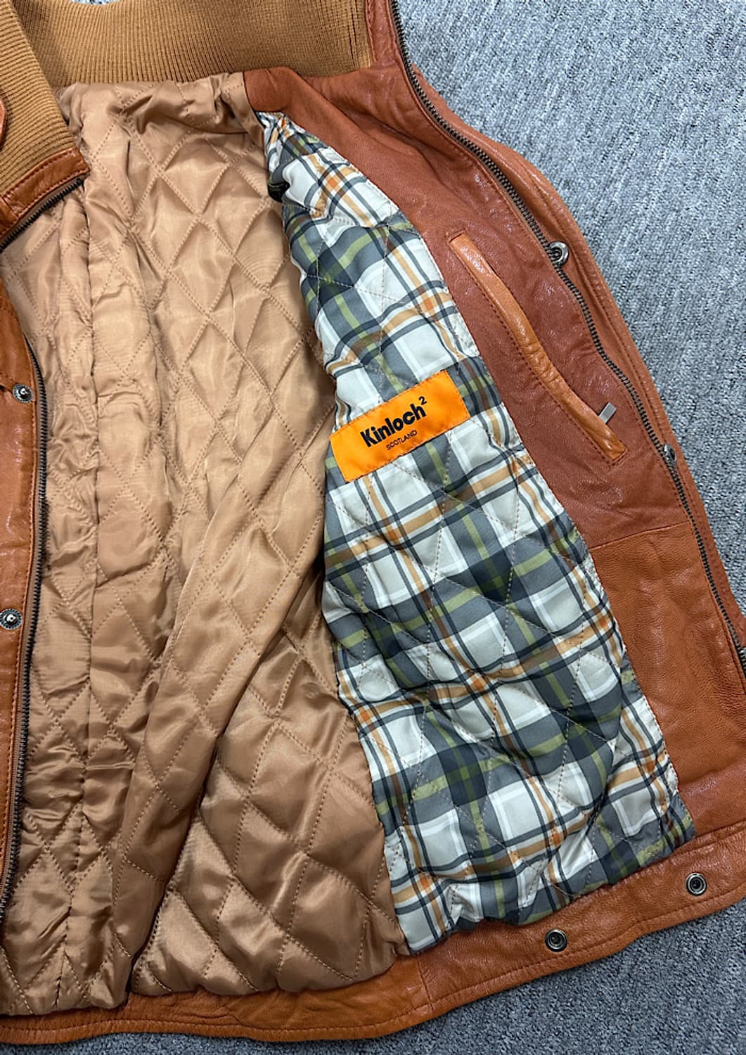 킨록 빈티지 가죽 자켓  상품이미지5