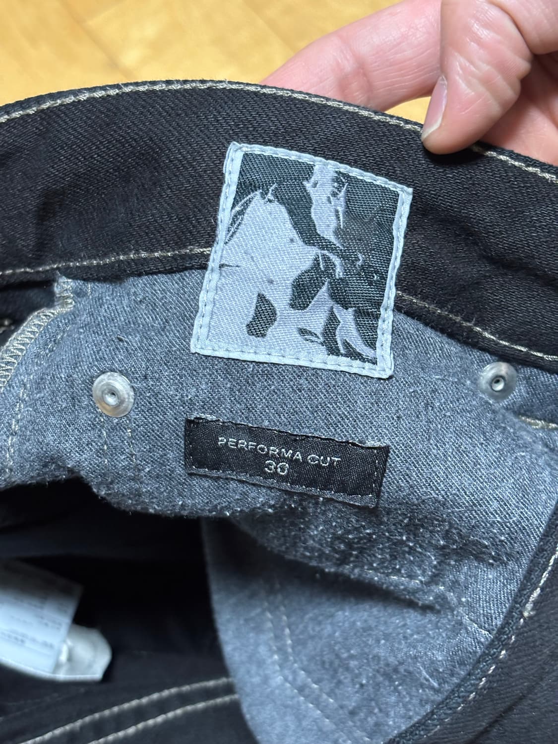 릭오웬스 22fw performa cut denim pants 30 상품이미지5