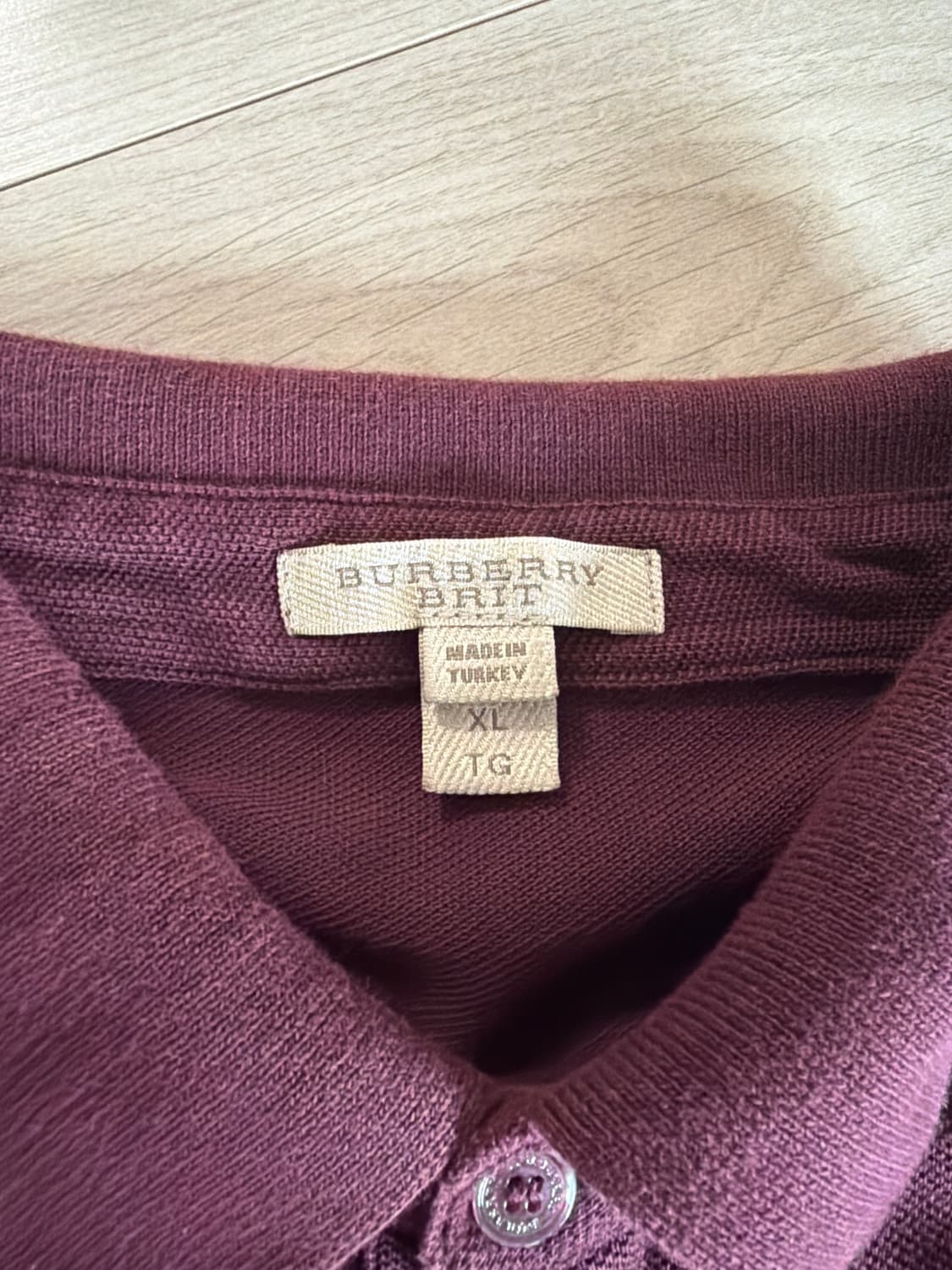 버버리 남성 폴로 셔츠 XL 상품이미지2