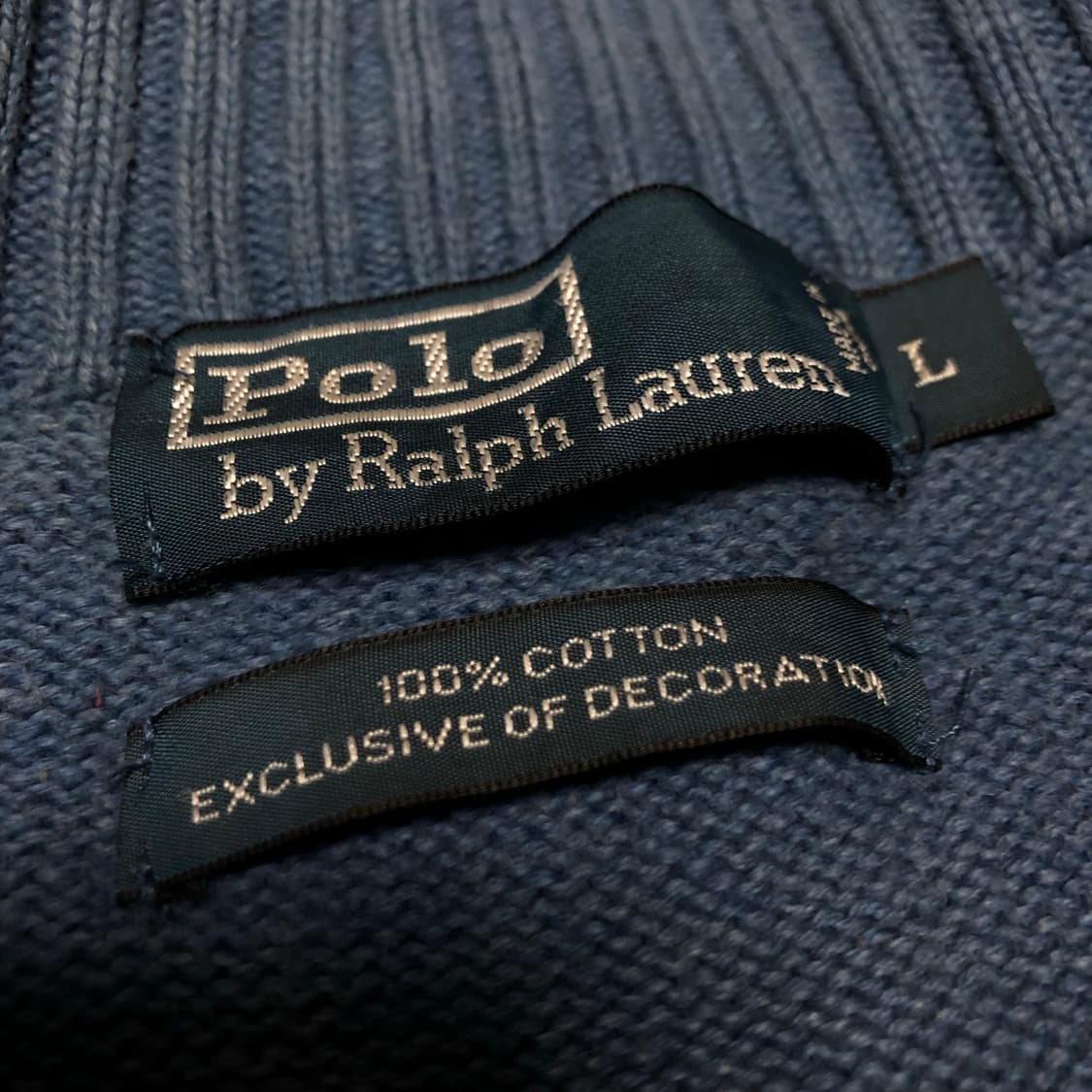 폴로 랄프로렌 반집업 니트 남성용 상품이미지4