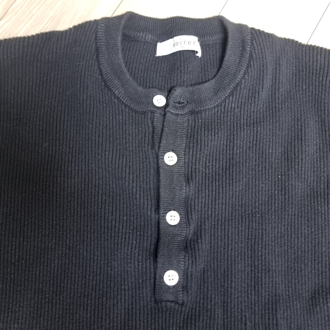 노이어 헨리넥 롱슬리브 블랙(105) 상품이미지2