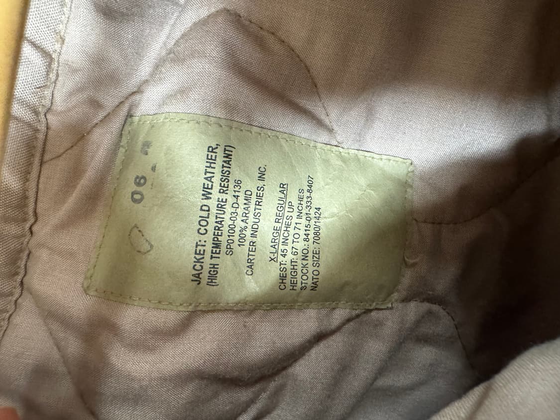 cvc 탱커자켓 XL  상품이미지3