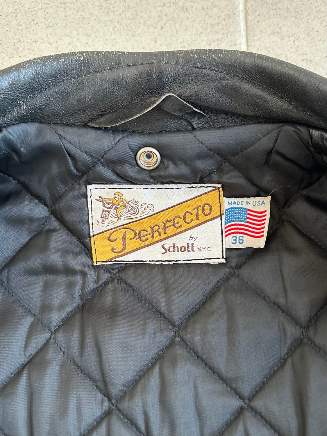 빈티지 쇼트 퍼펙토 라이더 자켓 상품이미지7