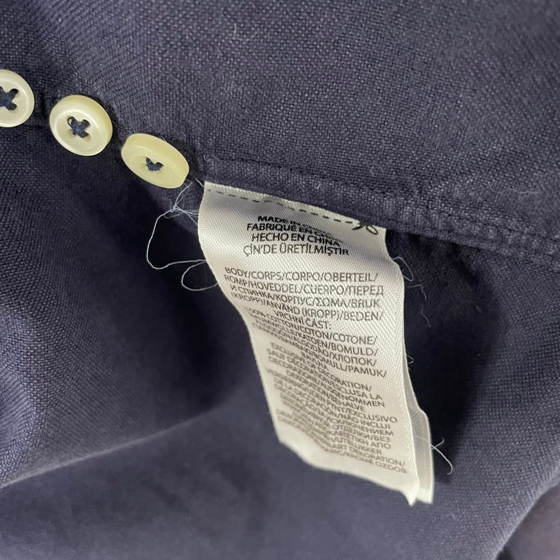 폴로랄프로렌 네이비 셔츠 상품이미지4