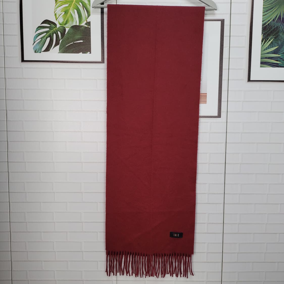 닥스 100% 캐시미어 머플러 목도리 스카프 남여공용 새상품급 상품이미지3