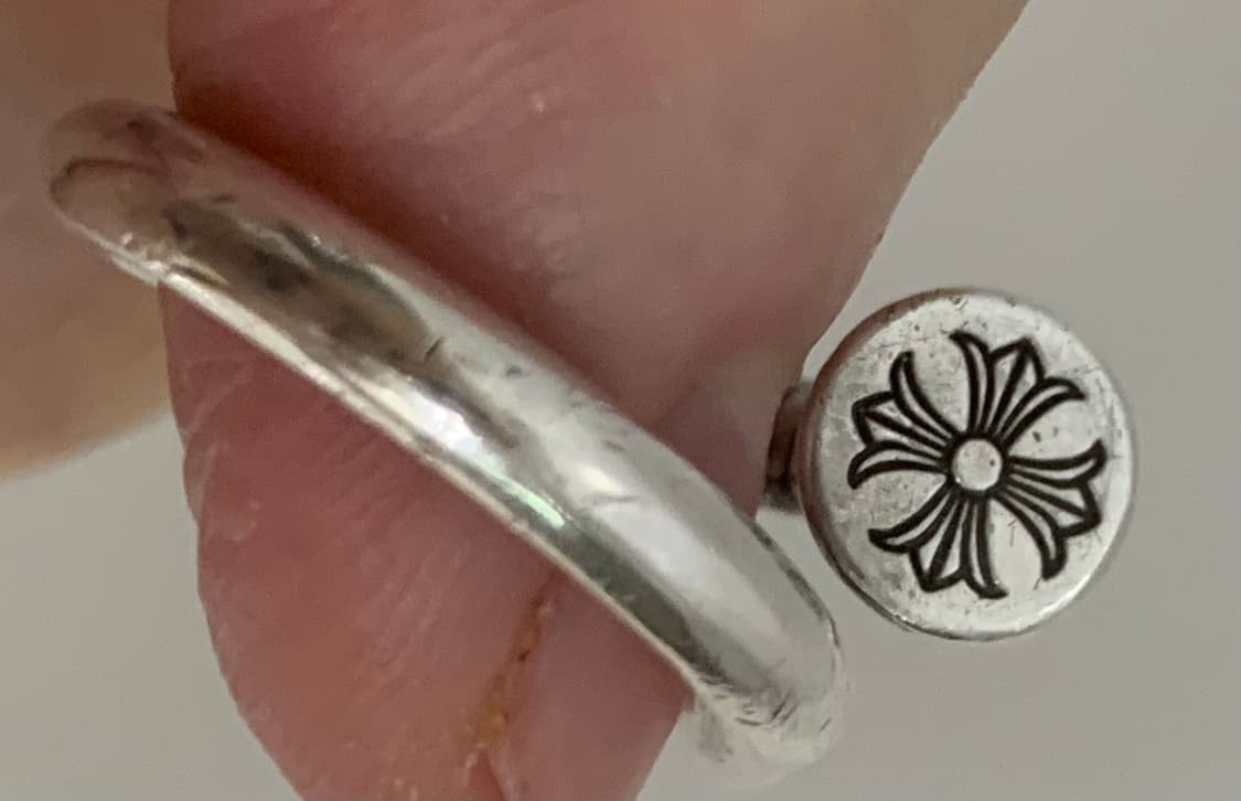 [US 4] 크롬하츠 플랫 네일링 못반지 상품이미지3