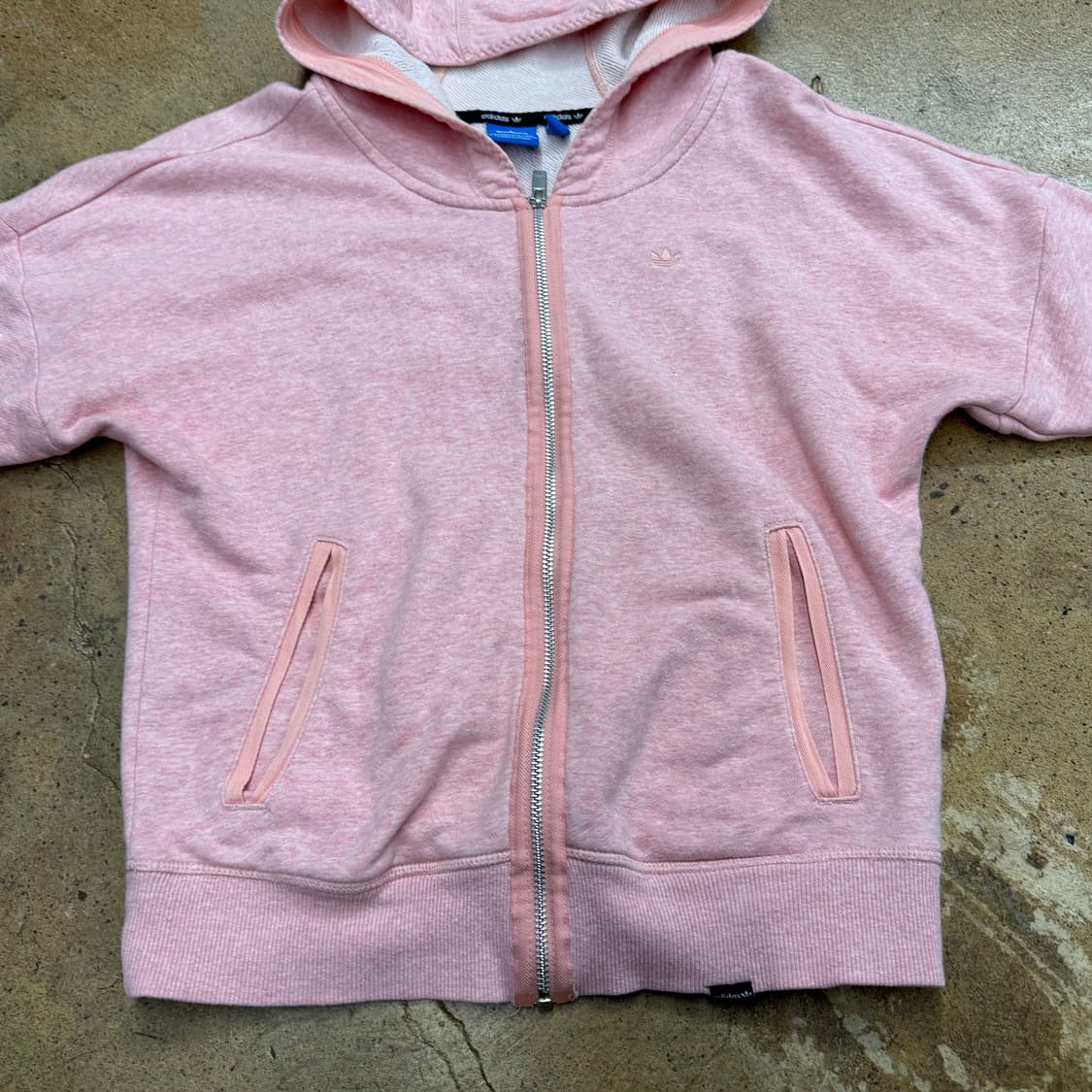 아디다스 오리지널스 핑크 후드집업 95 상품이미지3