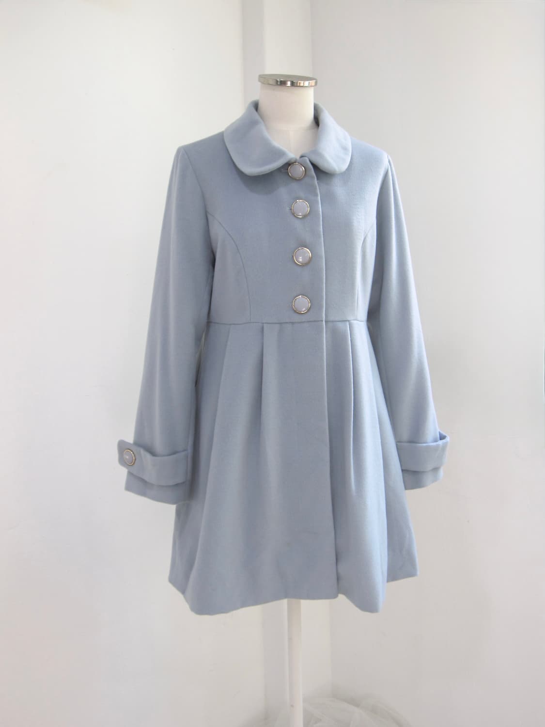 olive des olive 올리브데올리브 뮤트블루 원피스코트 헤이세이 상품이미지2