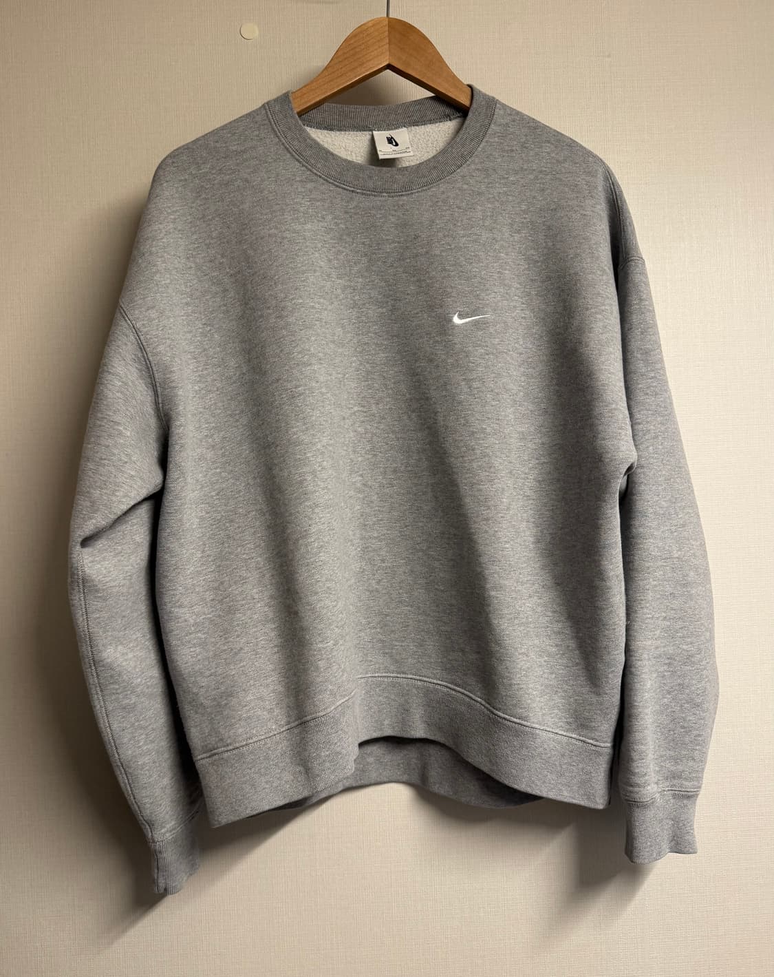 나이키NRG 솔로스우시 그레이 맨투맨/팬츠 셋업 XL+S 상품이미지2