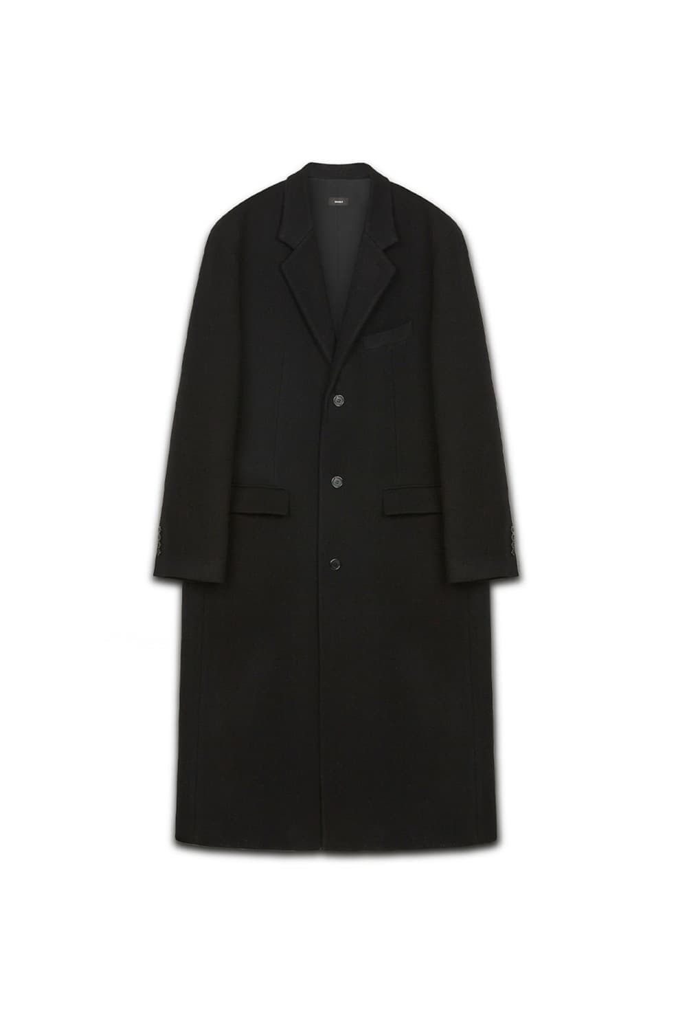 [S/105] MNGU 23FW 오버사이즈 테일러드 코트 블랙 상품이미지1