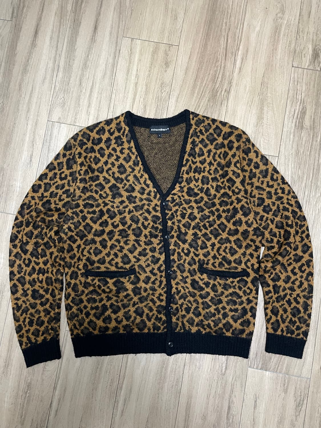 레오파드 가디건 상품이미지1