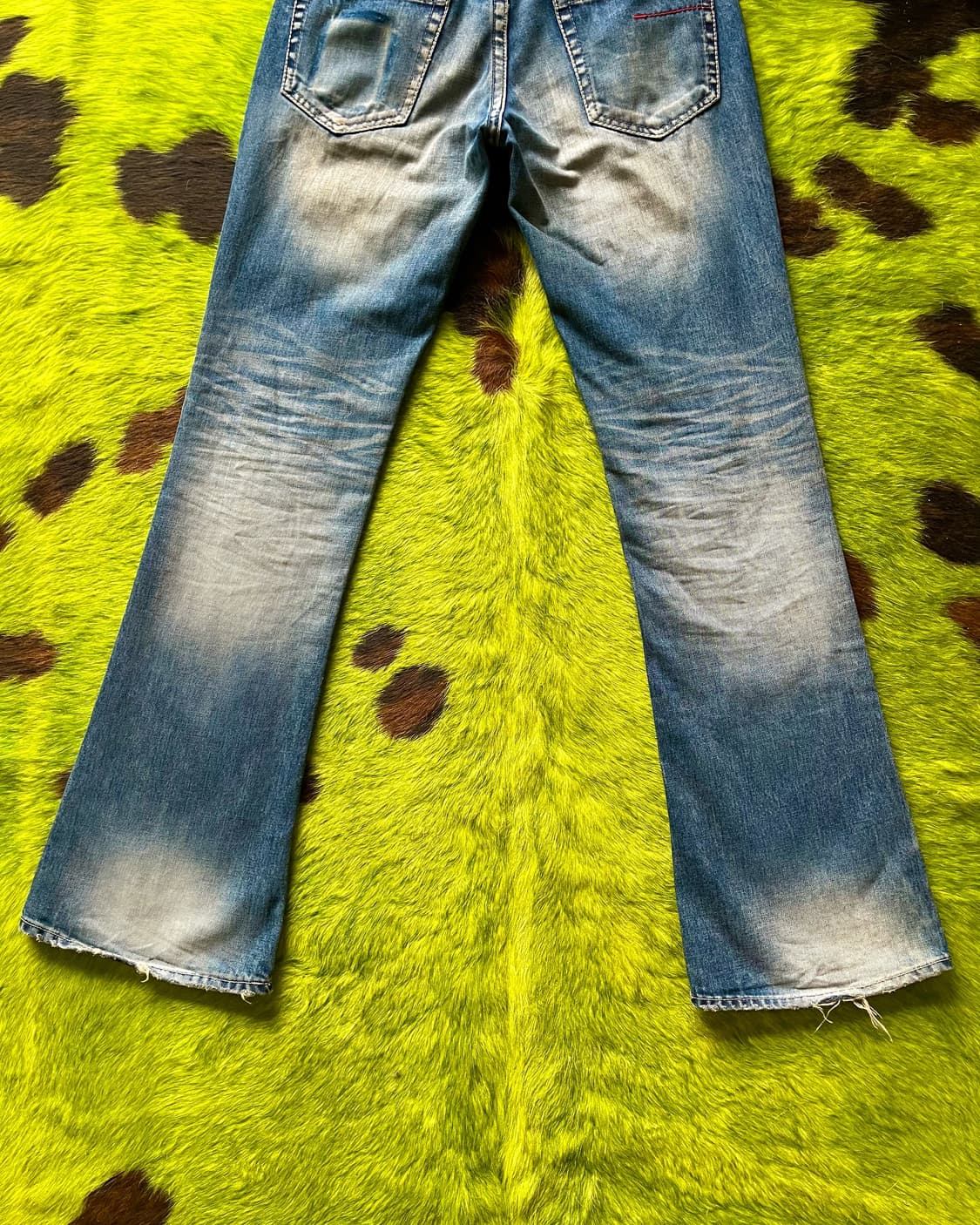 90-00s VAROSH Multi Patch BootsCut Jeans 상품이미지10