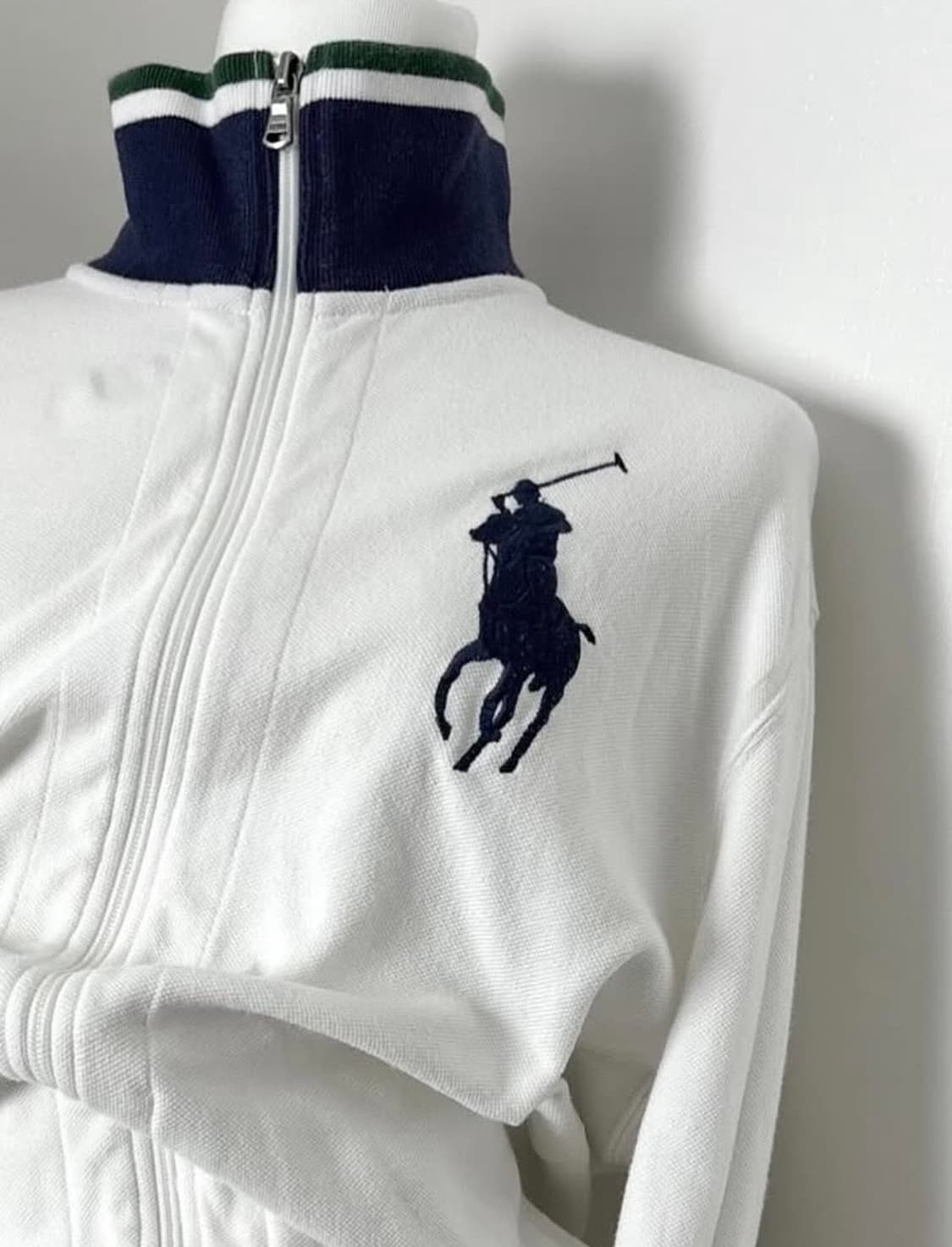 폴로 빅포니 화이트 집업 상품이미지2