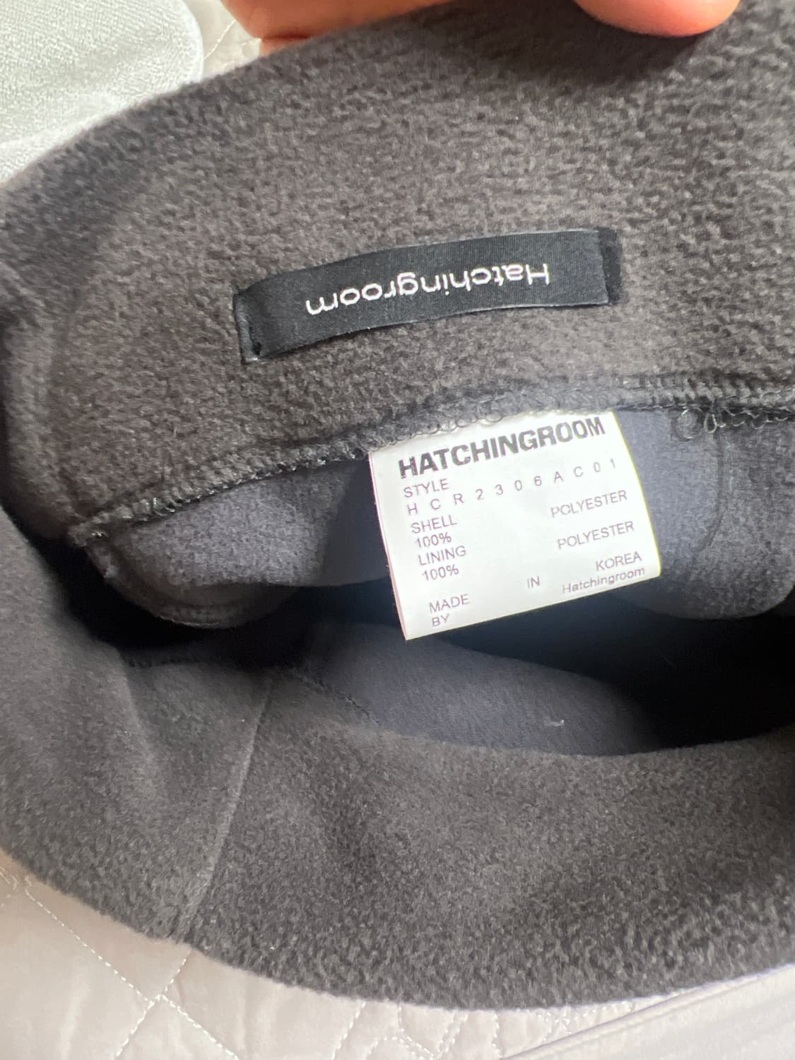 해칭룸 vtg 비니 차콜(free) 상품이미지3
