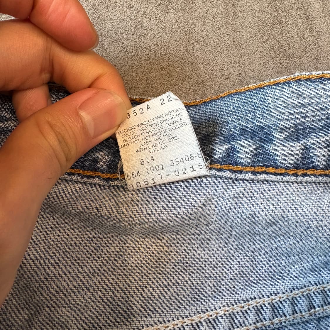 리바이스 01년도 미국 생산 517 데님 팬츠 상품이미지6