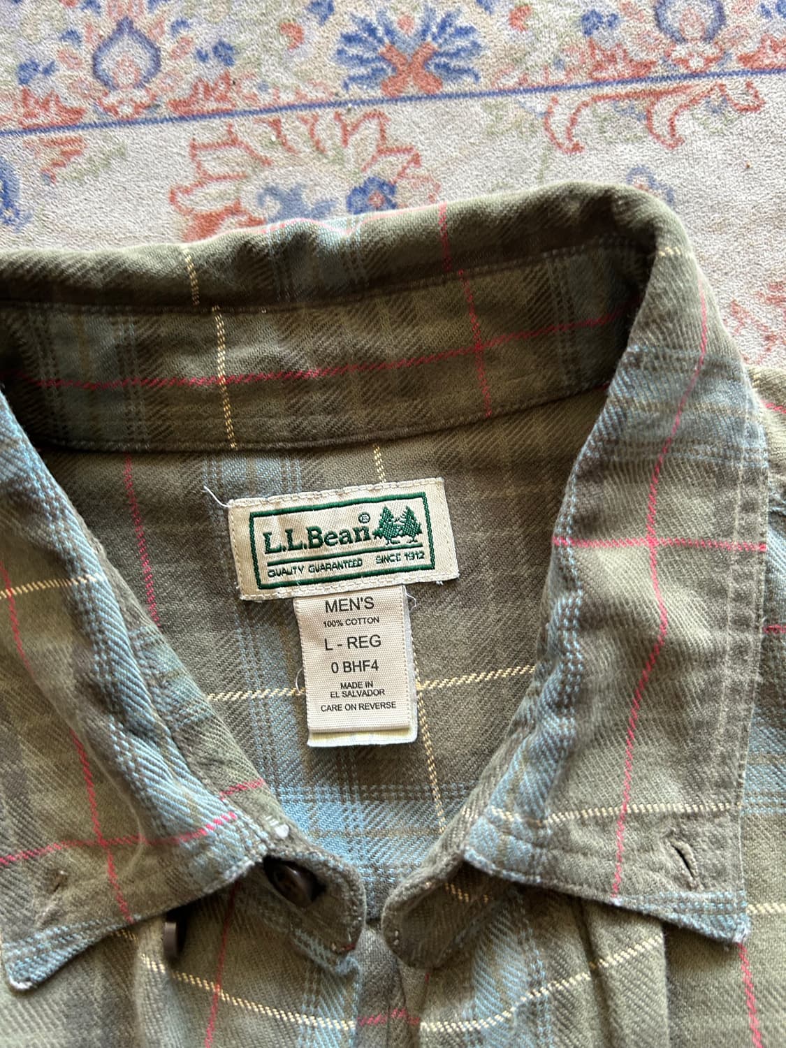 LL.Bean 엘엘빈 체크셔츠 상품이미지3