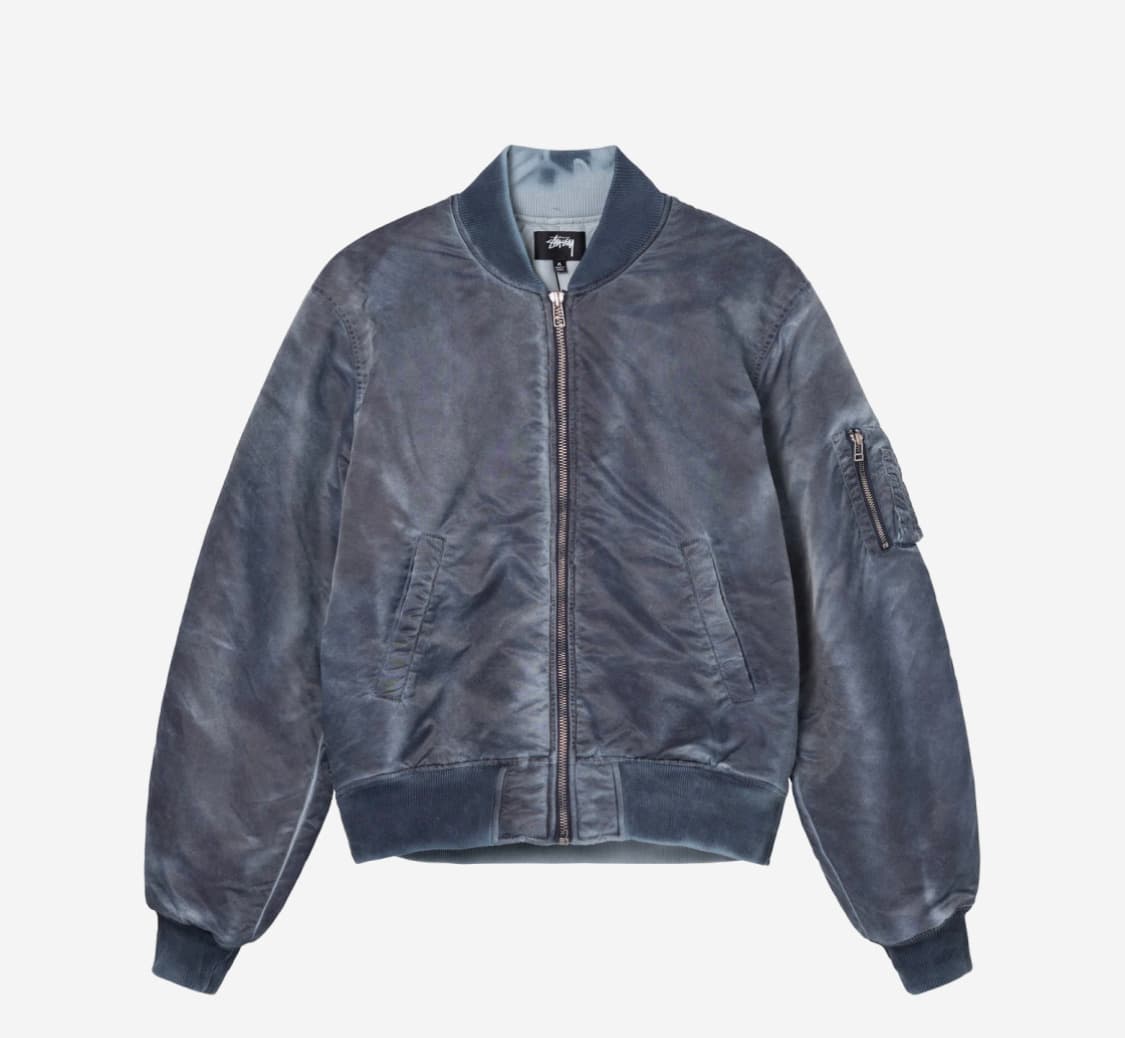 스투시 나일롬 봄버 ma1 네이비 상품이미지1