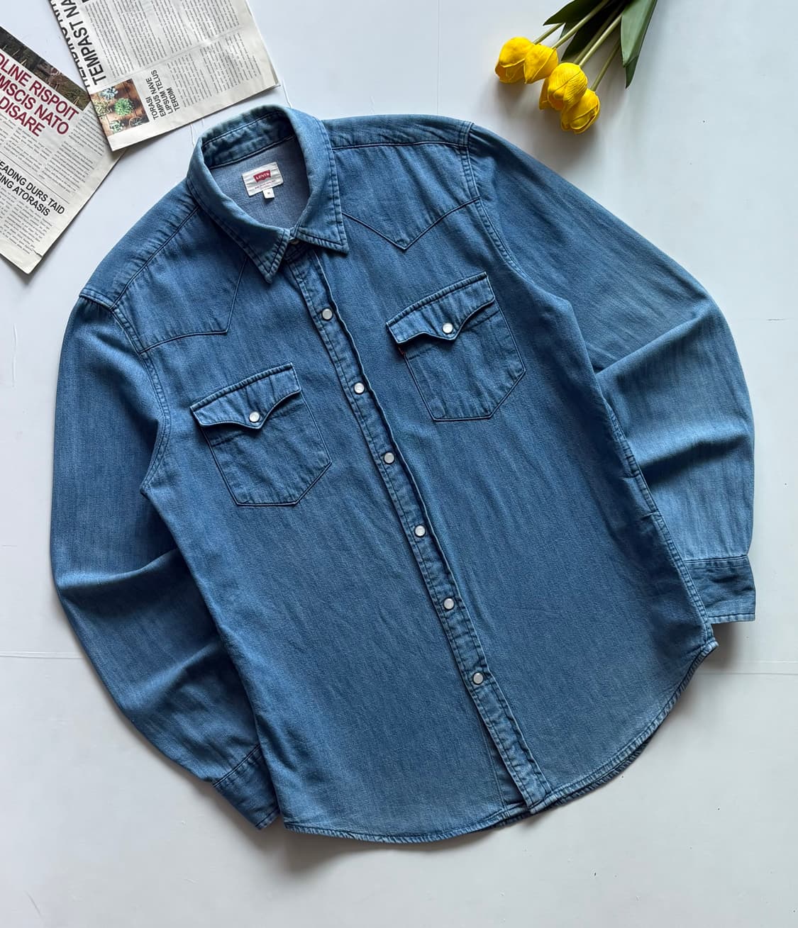 Levi's 리바이스 웨스턴 데님 셔츠 상품이미지1