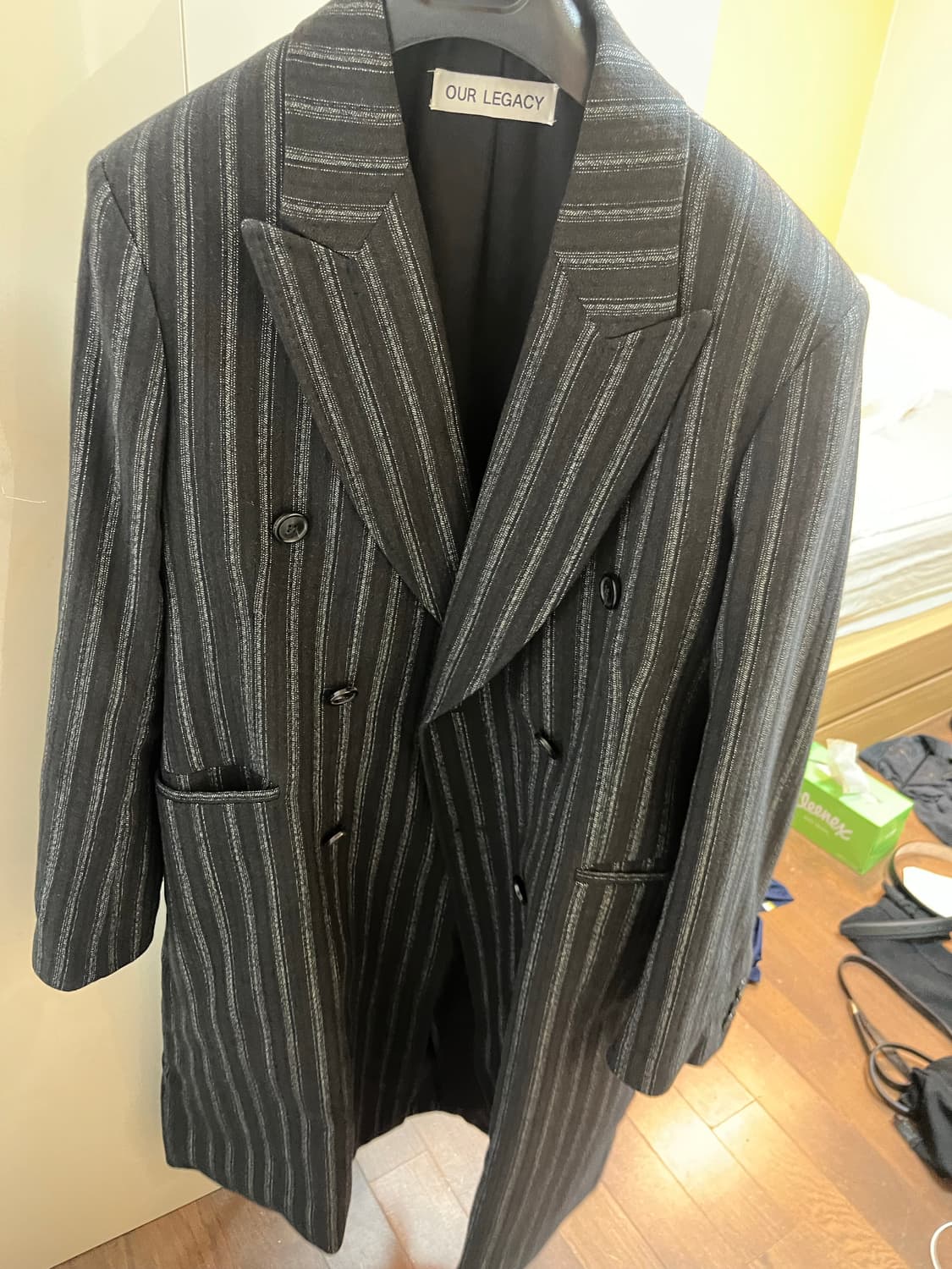 아워레가시 웨일코트 브라운스트라이프44사이즈 상품이미지2