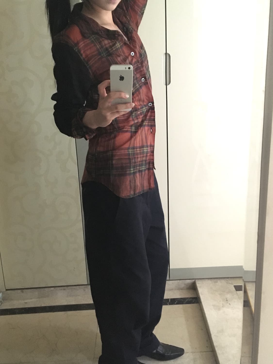 Comme des Garcons Homme nylon checkshirt 상품이미지3