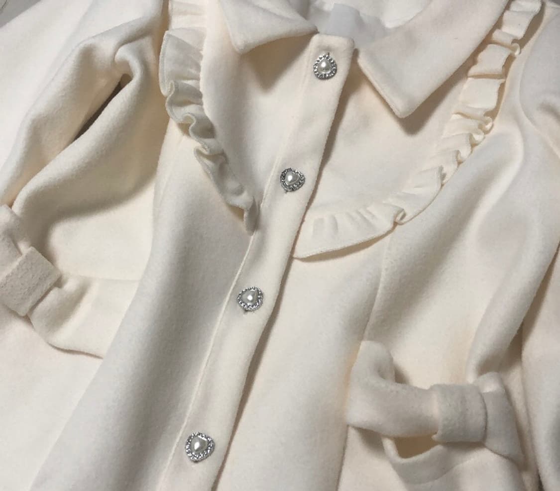 히메갸루 라떼갸루 양산형 지뢰계 로리타 코트 빈티지 상품이미지2