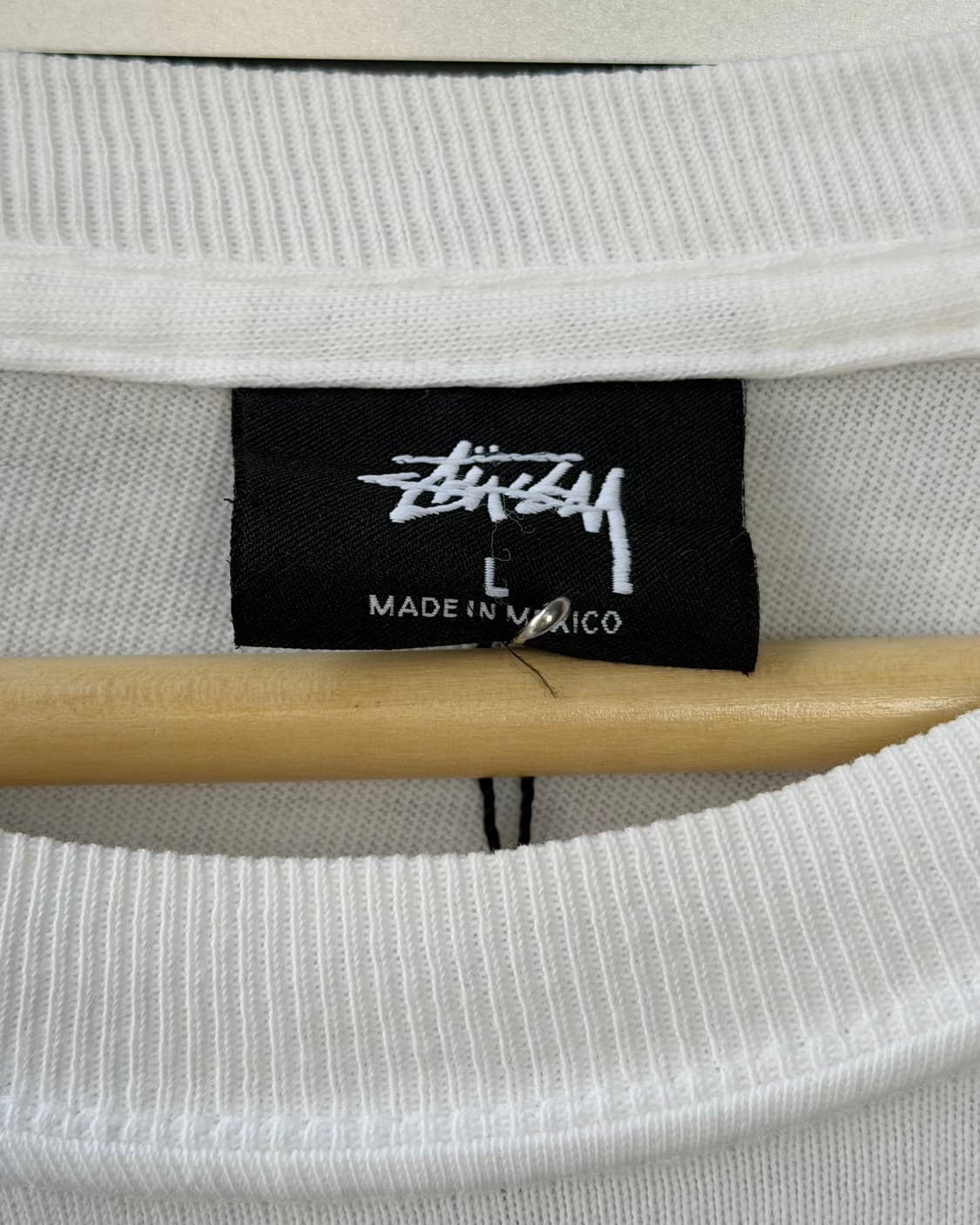 Stussy big stock white long sleeve 상품이미지8