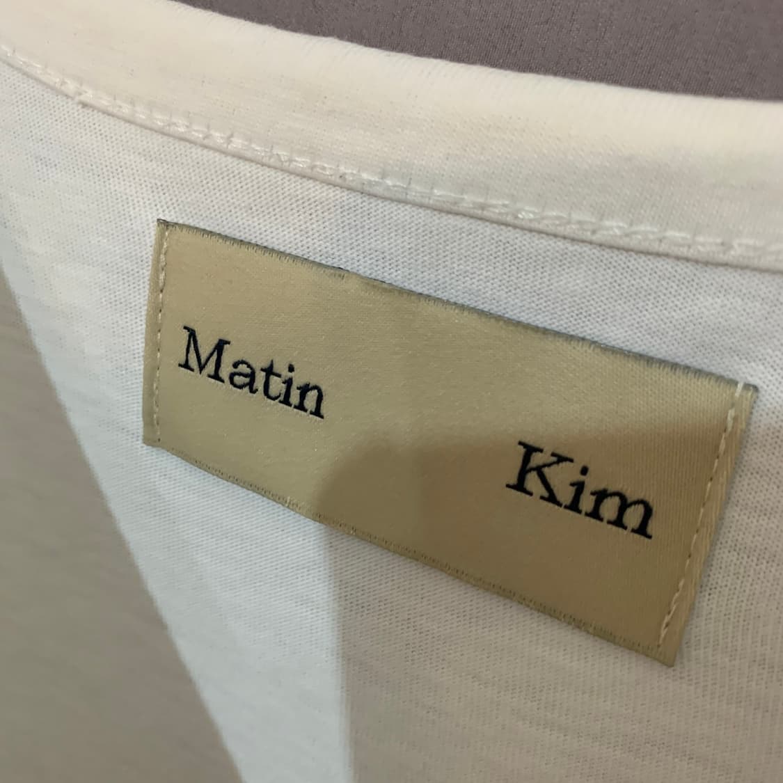 S MATIN KIM 마뗑킴 LOVE YOU 프린팅 오버핏 반팔티 상품이미지4