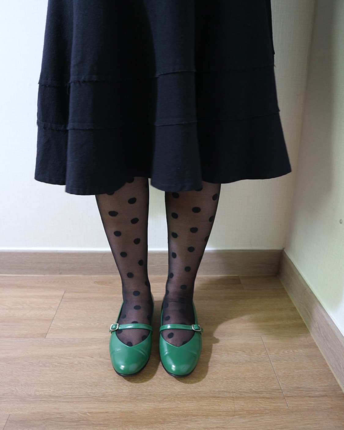 Tricot Green Mary Jane 상품이미지4
