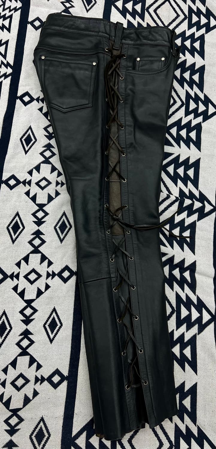 맥슬러 웨스턴 가죽바지  36 상품이미지4
