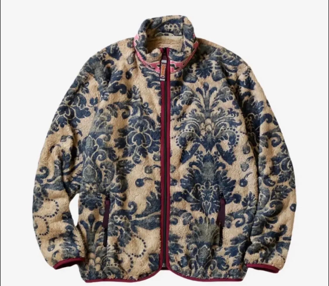 오늘만할인 급처 [2/L] kapital  캐피탈 다마스크 후리스 상품이미지4