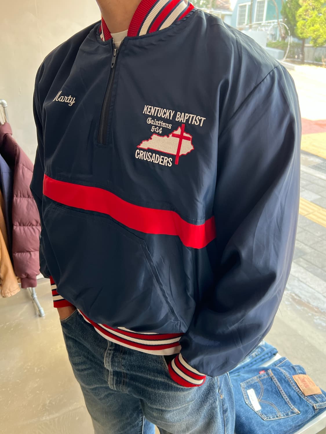 Kentucky Baptist Crusaders 웜업 자켓 상품이미지2