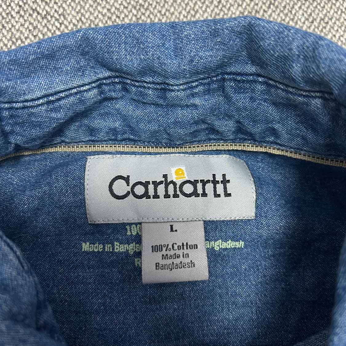 칼하트 리메이크 데님셔츠(L) 상품이미지3
