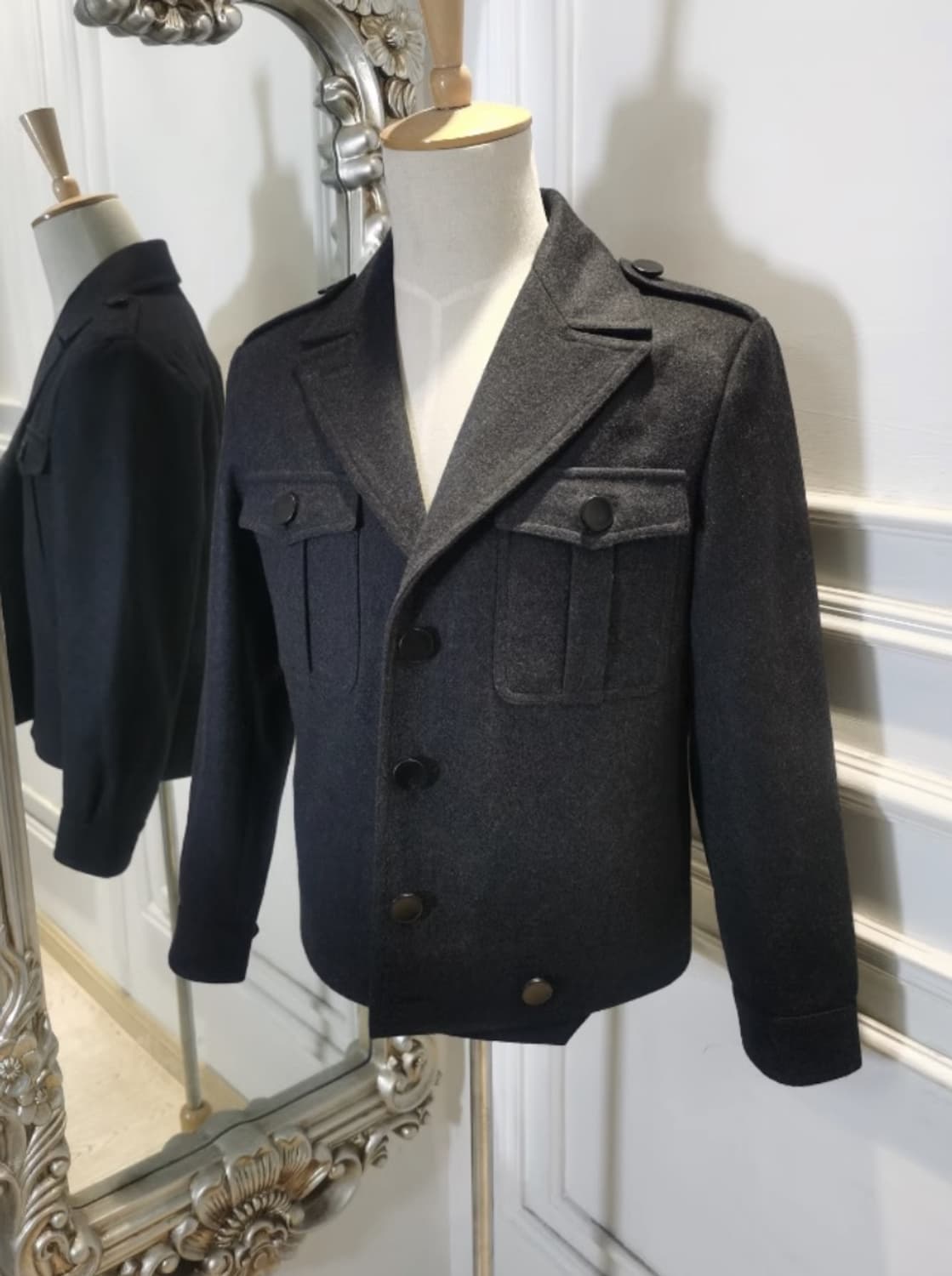 닉우스터 밀리터리 크롭 자켓 /  xl 105 상품이미지3