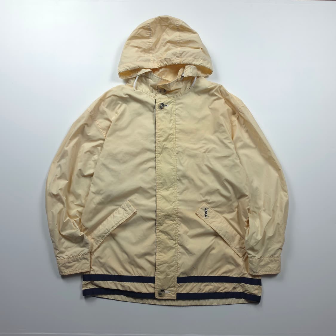 90s 입생로랑 아카이브 자수로고 바람막이 자켓 (XL) 상품이미지1